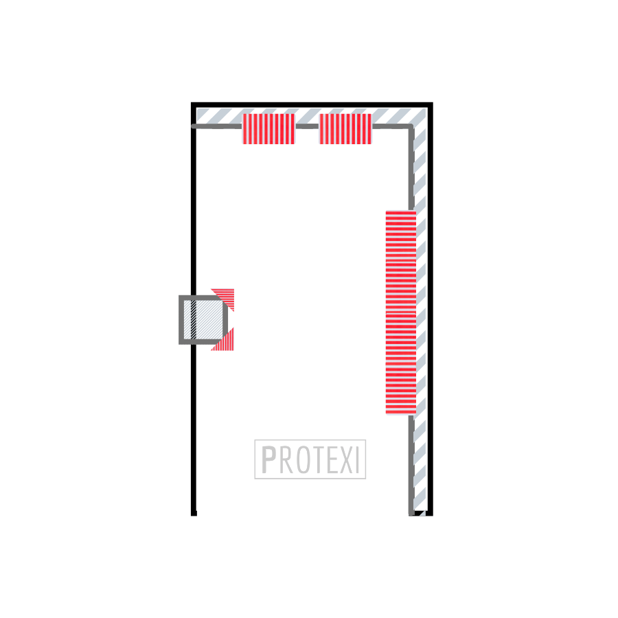 Protectores de Espuma antigolpes Le Garage Para Columnas. 2 Unidades.  Protectores Para Golpes